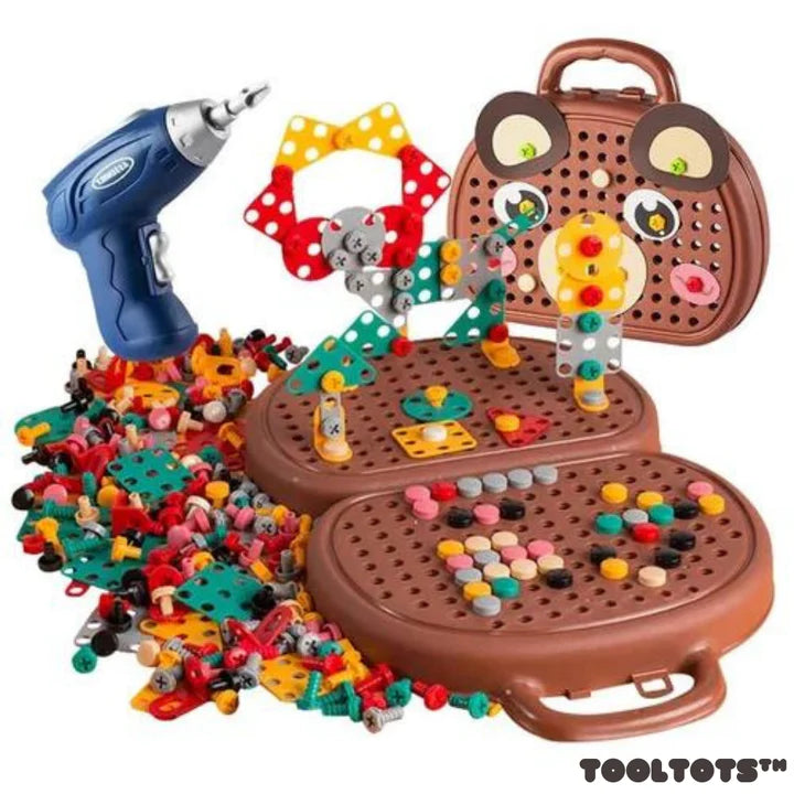 LAST DAY PROMOTION | 3D Electric Drill Kit for Kids | Complete Set