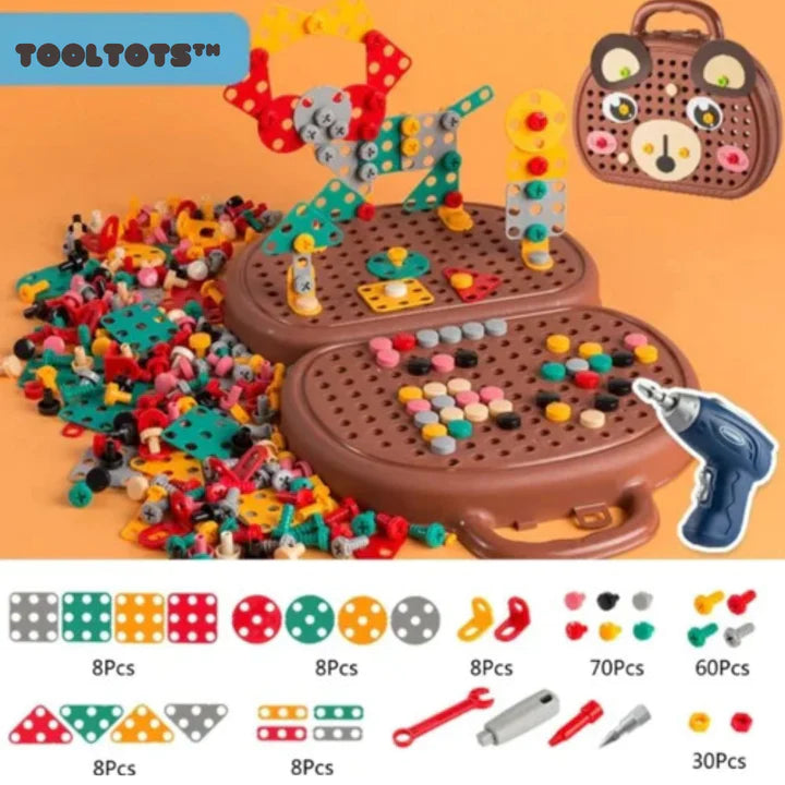 LAST DAY PROMOTION | 3D Electric Drill Kit for Kids | Complete Set