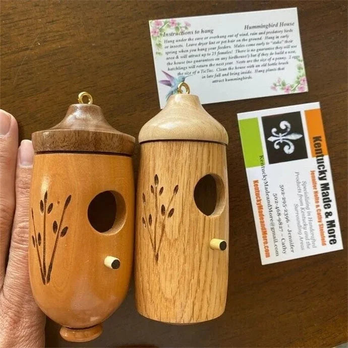 Last Day 49%OFF💕Wooden Hummingbird House-Gift for Nature Lovers