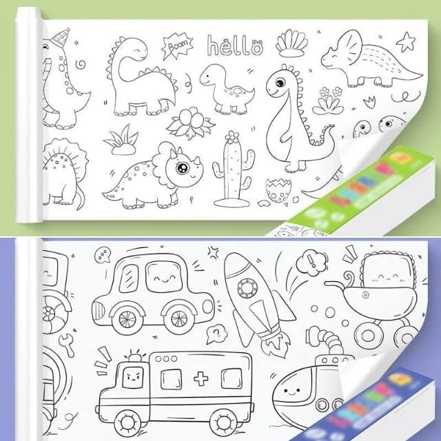 🔥NEW YEAR 2024 SALE 49% OFF🔥Children's Drawing Roll