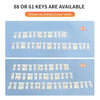 Piano Keyboard Stickers for 88/61 Key, Removable Piano Keyboard Note Labels for Learning Piano Notes