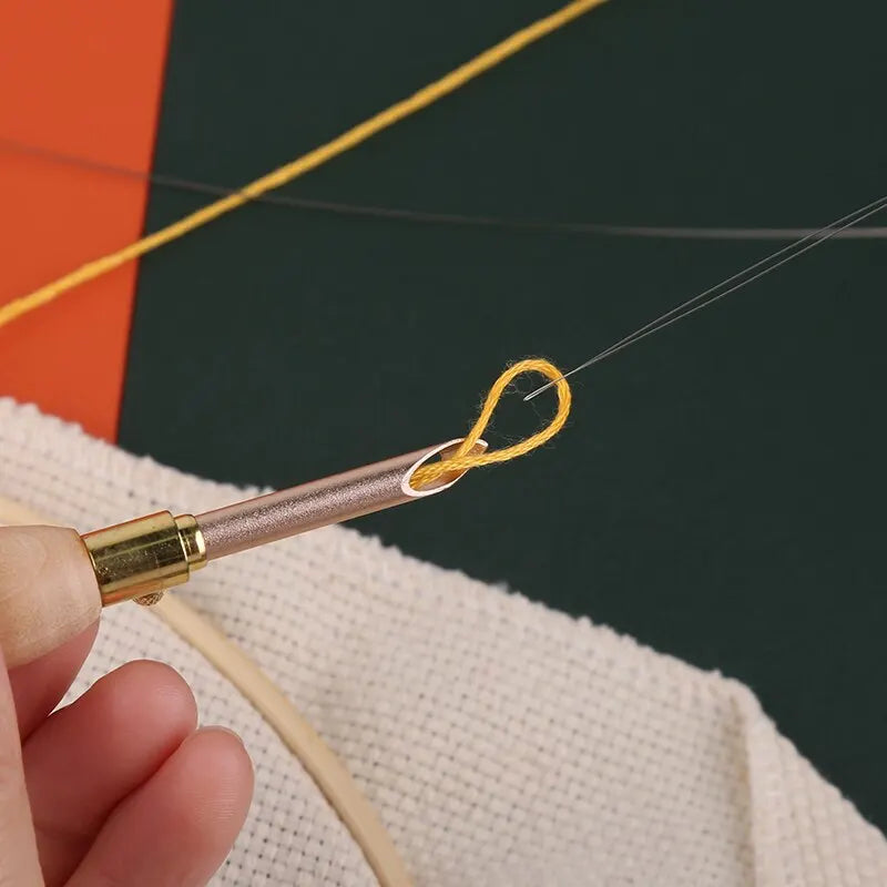 Embroidery & Crochet Punch Needle Kit for DIY Crafts