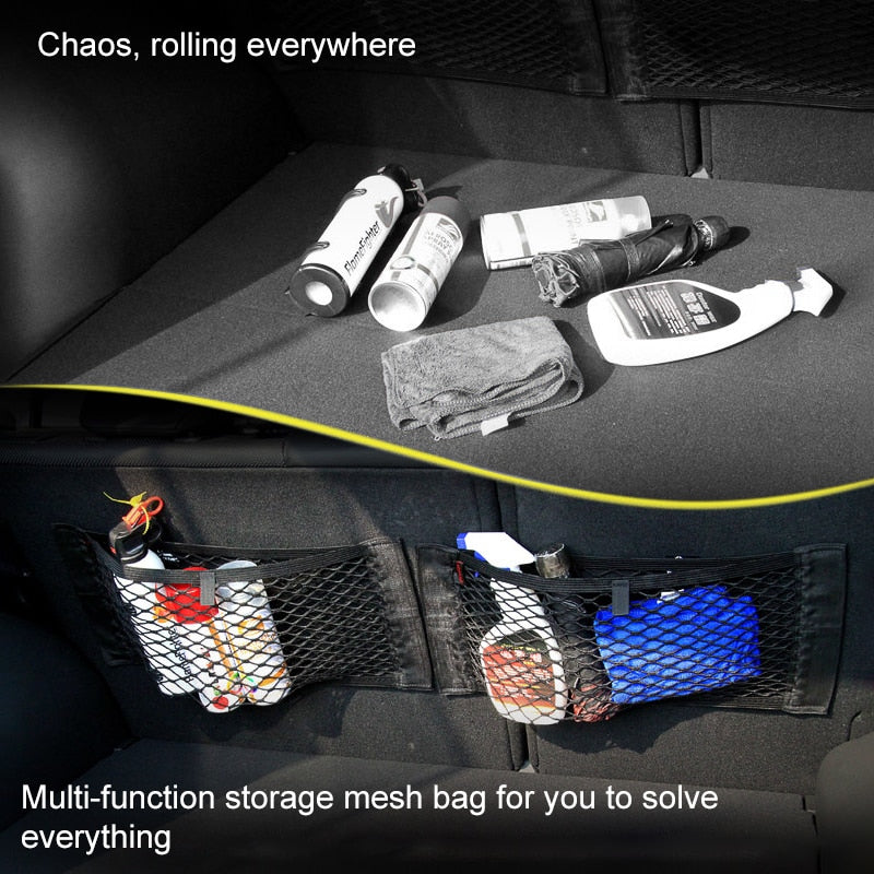 Car Trunk Storage Bag - Mesh Net for Car Trunk Storage