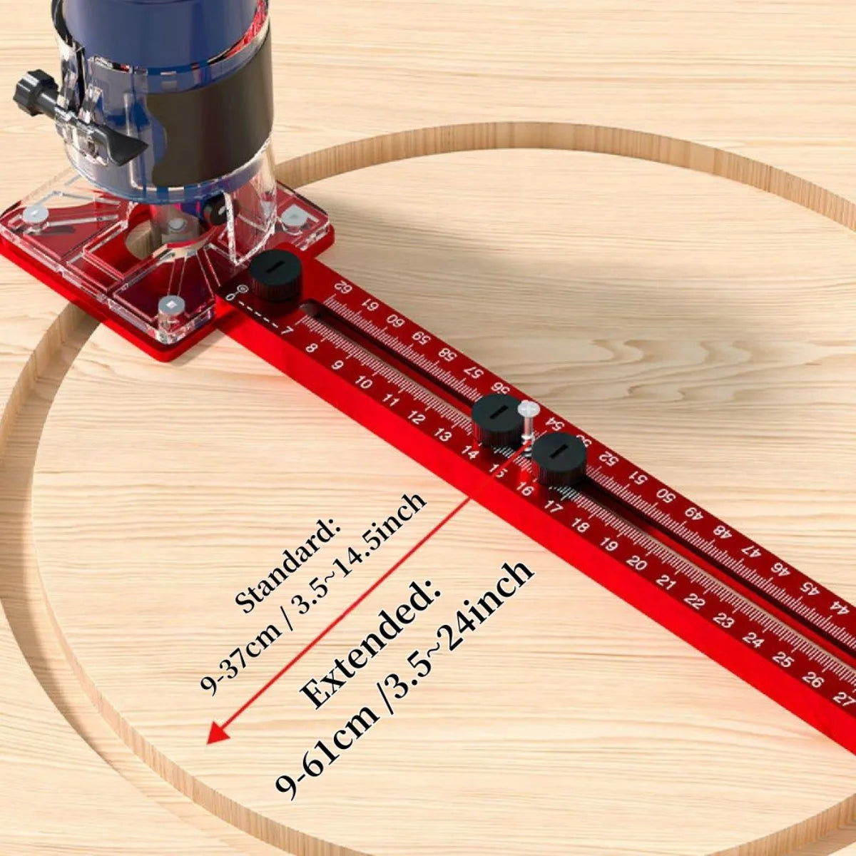 Extended 3-in-1 Router Milling Groove Bracket – Fabehe