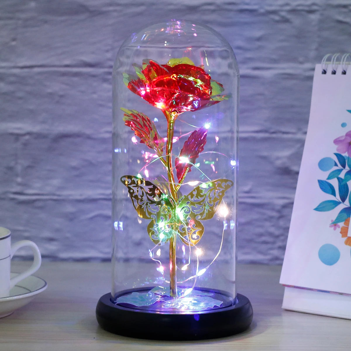 The Luminous Rose - Rose Flower Table Lamp