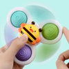 3Pcs Spinning Suction Toys