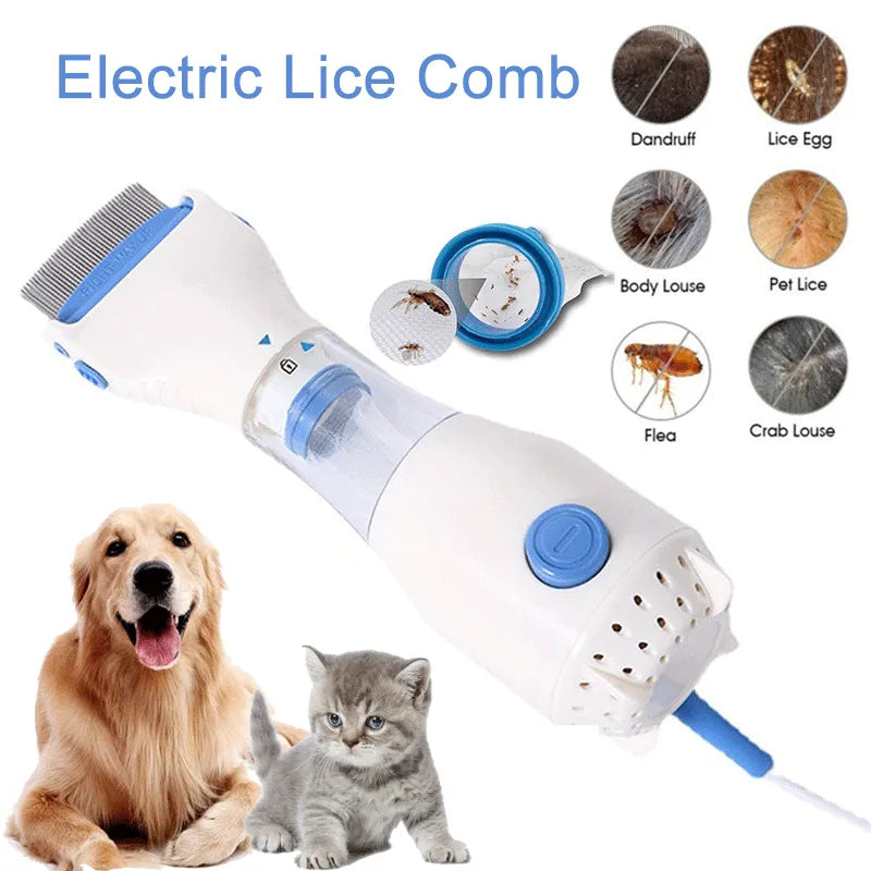 Electric Lice and Nits Remover Comb For Pets