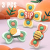 3Pcs Spinning Suction Toys