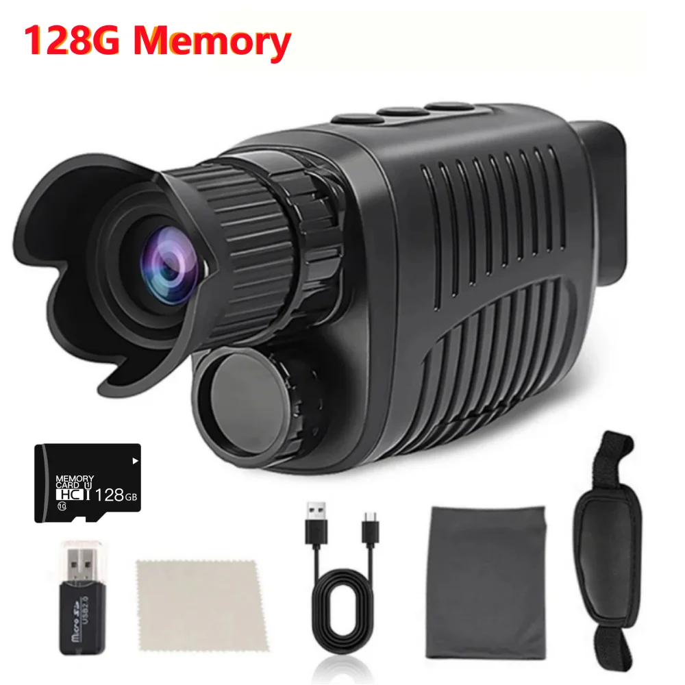 Monocular Night Vision Scope with 5X Zoom & Infrared