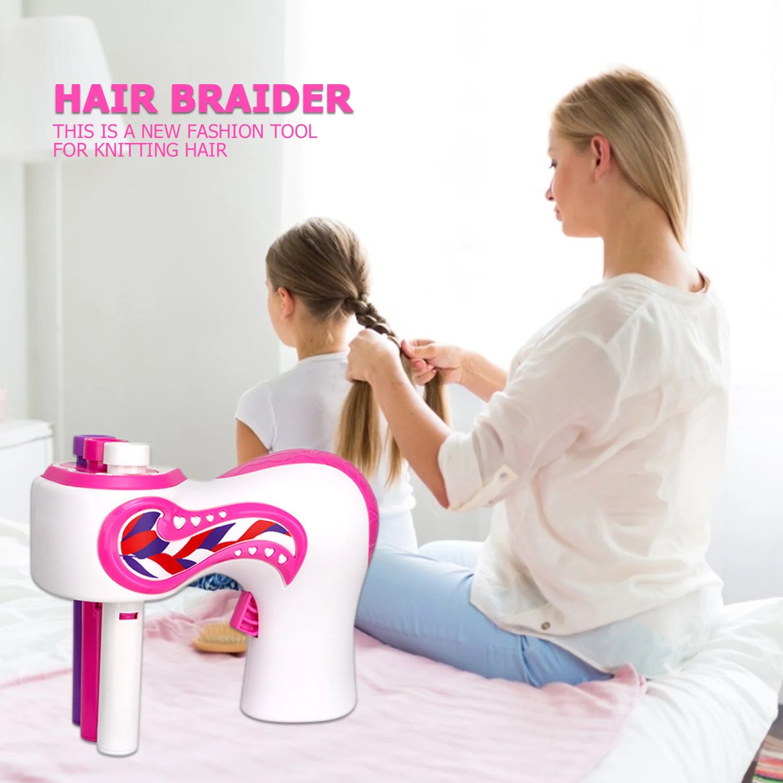 DIY Automatic Twist & Braid Hair Knitting Machine – Fabehe