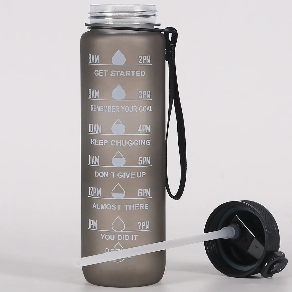 Gradient Sports Water Bottle with Time Marker