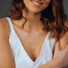 LARIAT BAR OPEN CIRCLE NECKLACE
