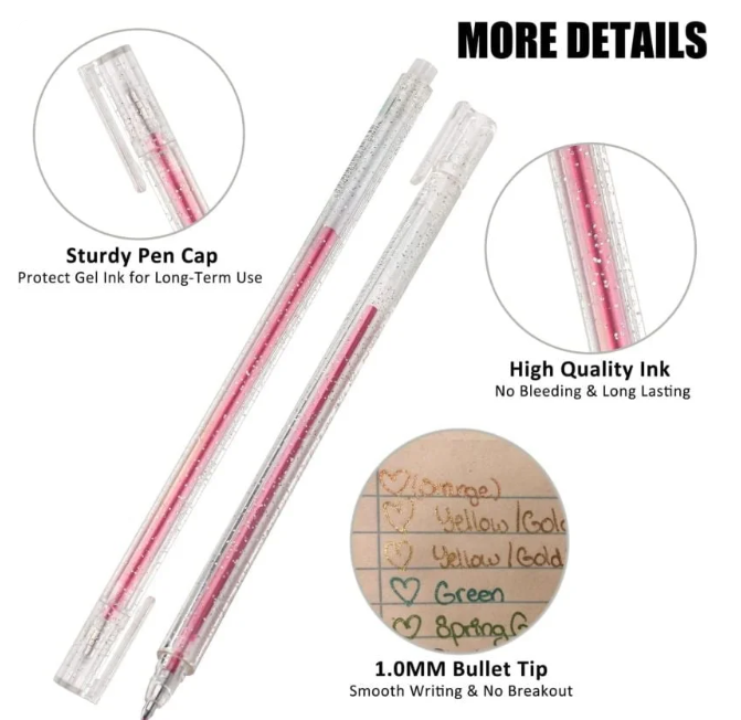 (Hot Sale Now-40% Off) Glitter Gel Pen Set