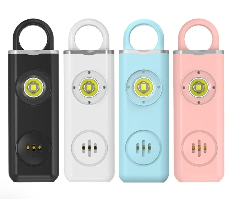Women’s Self Defense Alarm Keychain – 130dB Personal Safety Alarm with Rechargeable LED Light