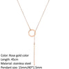 LARIAT BAR OPEN CIRCLE NECKLACE