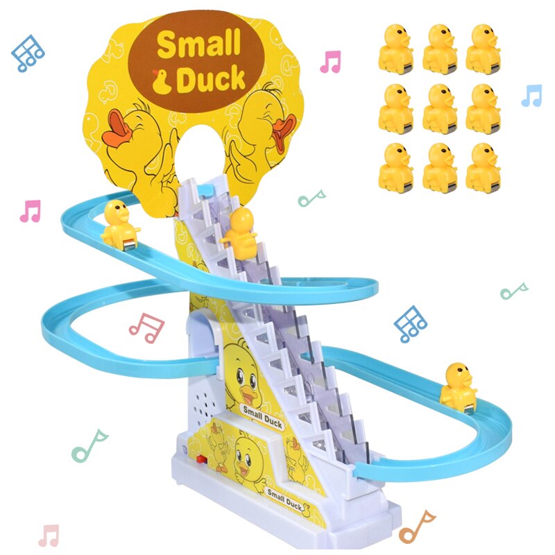 Kid DIY Small Duck Climbing Toy with Music