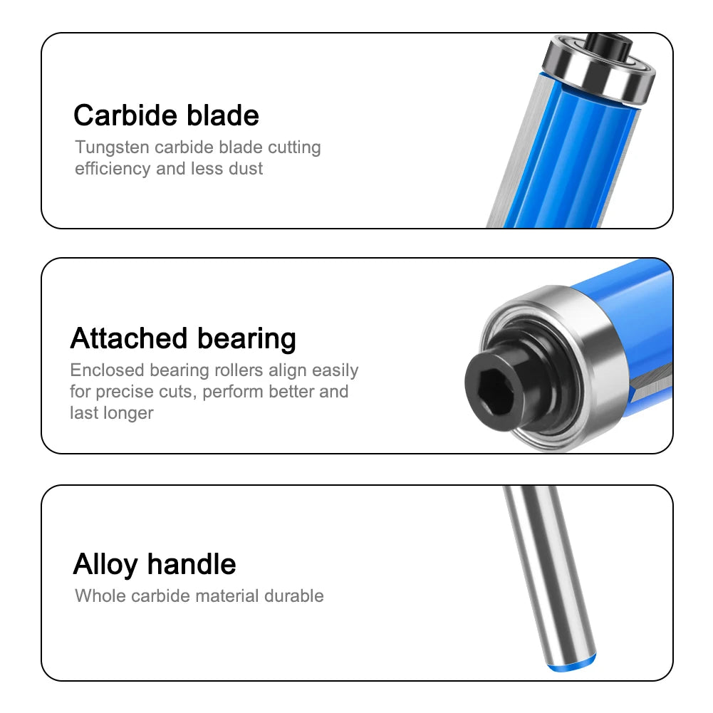 Professional Flush Trim Bit Set