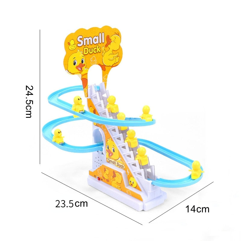 Kid DIY Small Duck Climbing Toy with Music