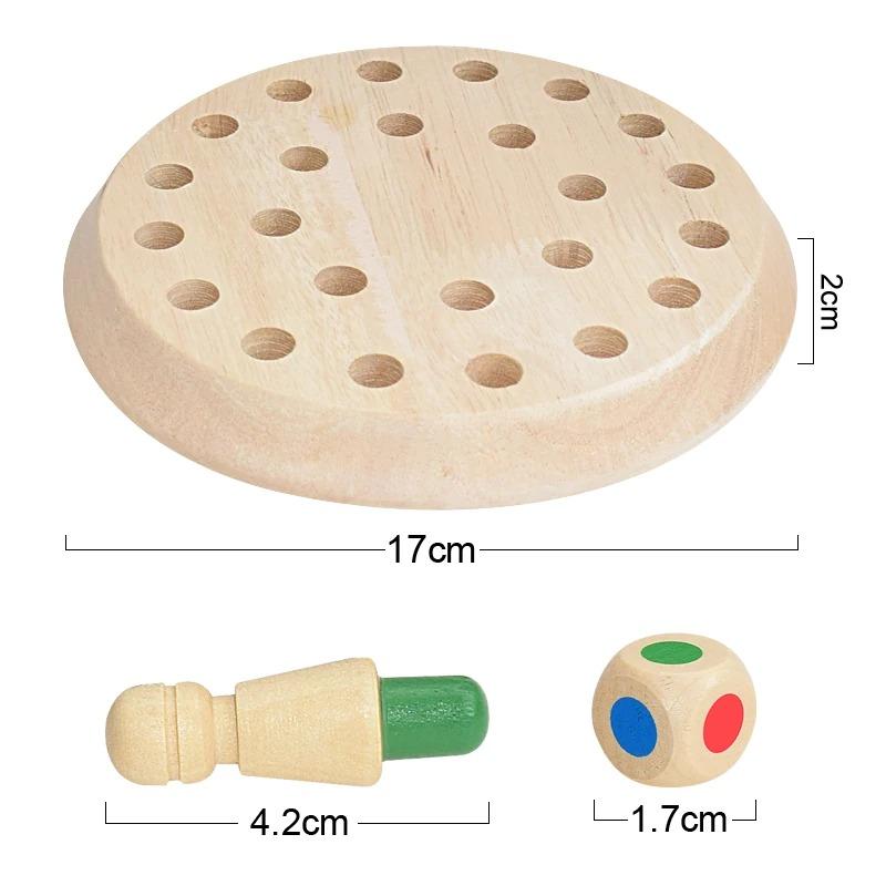 Wooden Match Stick Memory Chess Game
