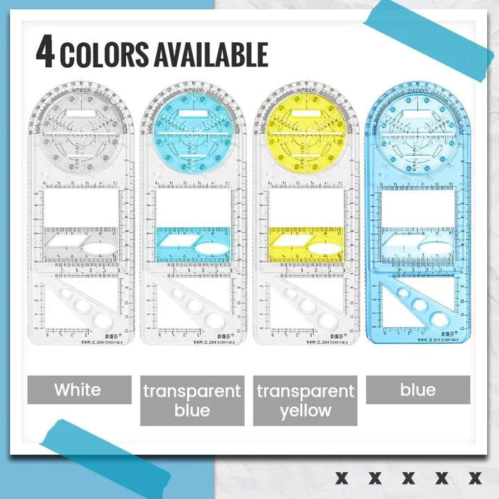 Multifunction Drawing Ruler – Fabehe