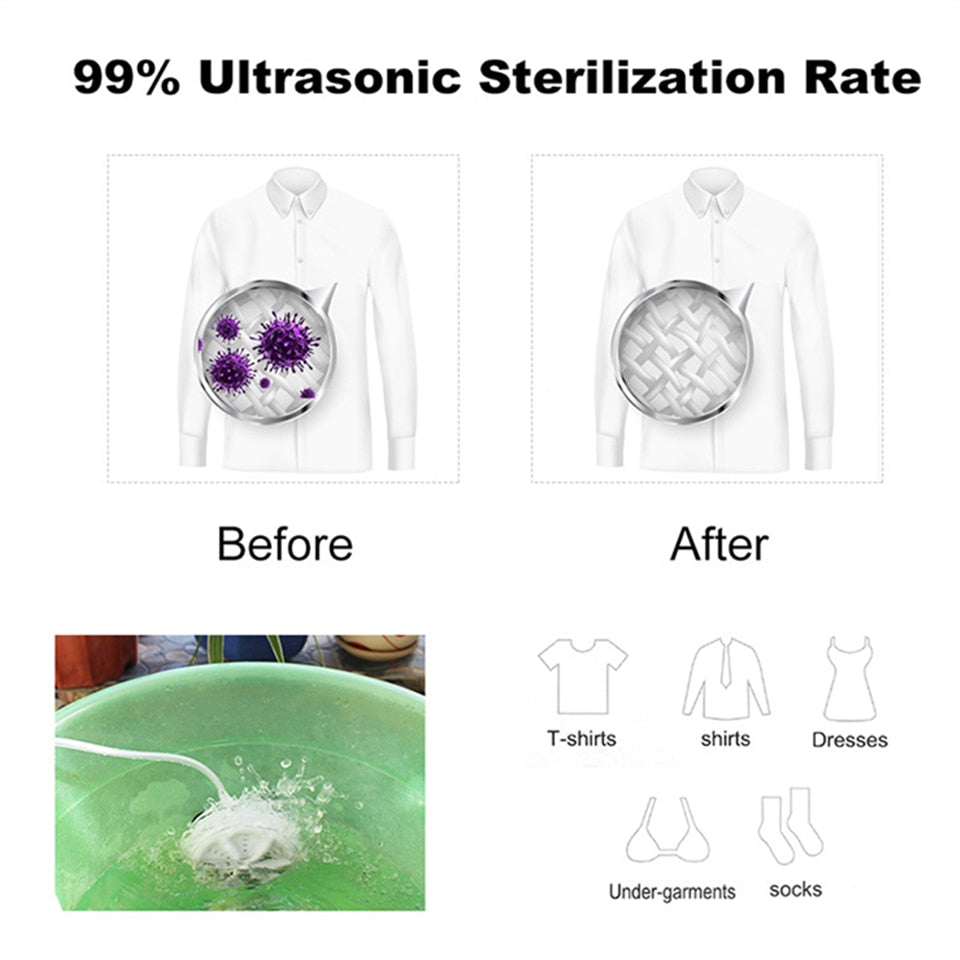 OnTheGoWash™ - Ultrasonic Washing Machine