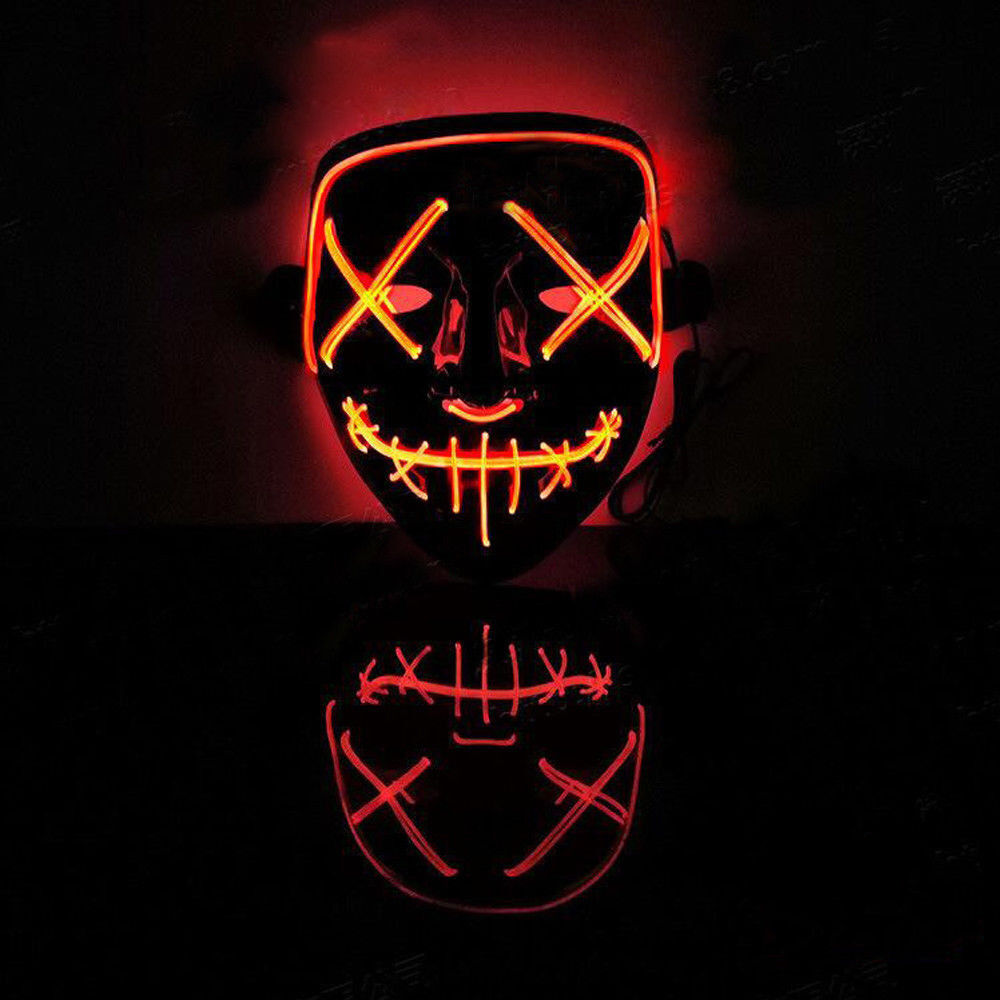 Halloween LED Mask - The Original Purge Mask