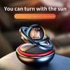 Solar Car Air Freshener Rotating Aromatherapy Diffusing Accessories