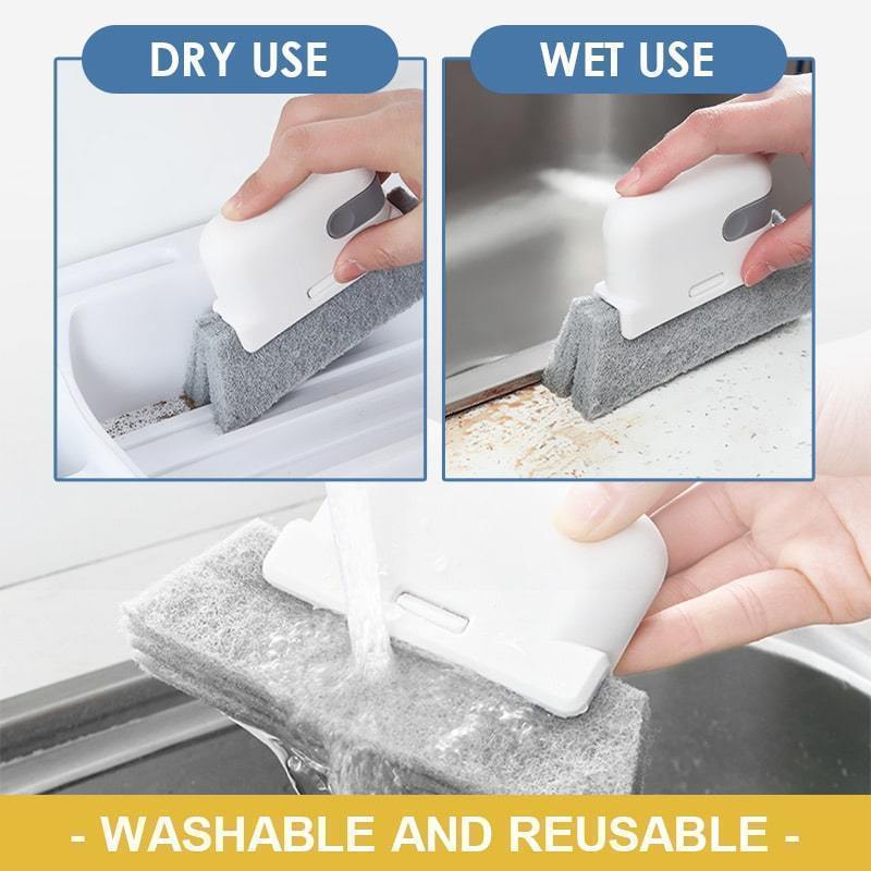 Magic Window Cleaning Brush (2 In 1) - Quickly Clean All Corners and Gaps