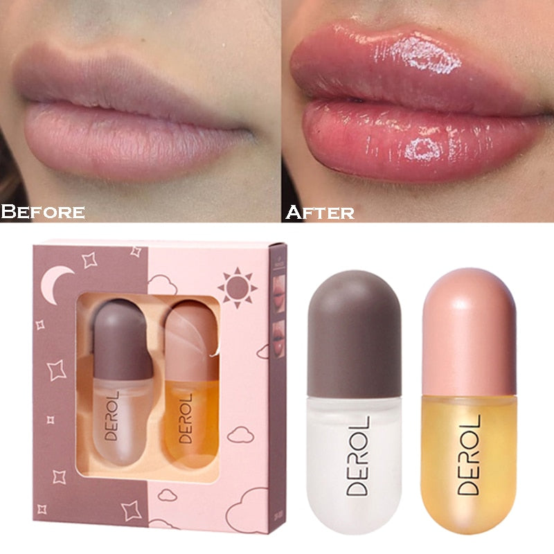 FullerLip™ - Instant Volume Lip Plumper Oil (Set of 2 for Day and Night)