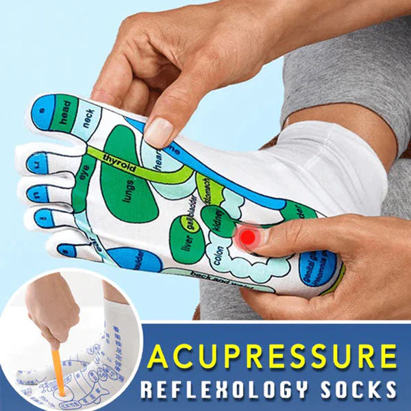 Acupressure Reflexology Socks Massage Set