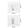 Wall Mounted Storage Box Remote Control Mobile Phone Plug Wall Holder Stand