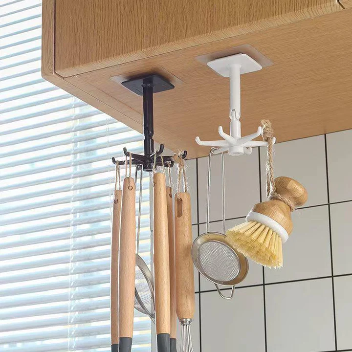 360° Rotating Self-Adhesive Utility Hook