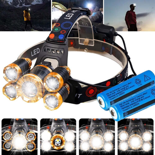 Super-Bright 5X LED Waterproof Headlamp Kit