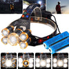 Super-Bright 5X LED Waterproof Headlamp Kit